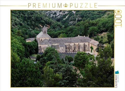 CALVENDO Puzzle Provence - Abbaye de Sénanque | 1000 Teile Lege-Größe 64 x 48 cm Foto-Puzzle für glückliche Stunden