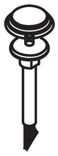 Moen 116667 Diverter rod kit, Chrome