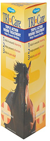 Farnam Triple Action Wound Treatment | for Horses, Ponies and Dogs | 4 oz