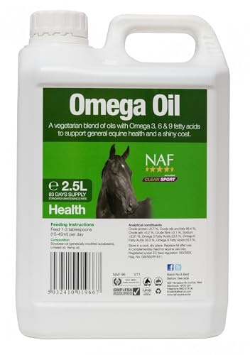 Naf Omega Oil General Horse Feed Supplement - Size : 5 Litre