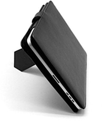 iGo Portfolio Leather Luxury Case with Stand for iPad 2 - Black