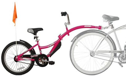 WeeRide Co Pilot Tagalong Trailer Child Bike Seat - Pink