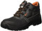 SCARPE ANTINFORTUNISTICHE ALTE BETA. NERE IN PELLE. MISURA 44 (007612)