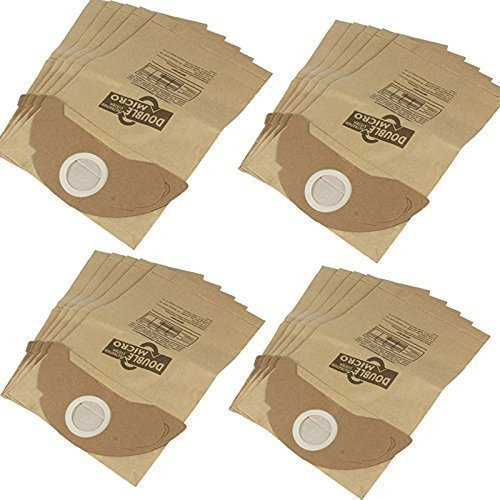 Vacspare 20 Double Micro Paper Dust Bags for Karcher MV2 Vacuum Cleaners