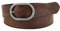 Levi's Damen Circle Buckle Core Gürtel, Braun (Brown), 75 cm (Herstellergröße: 75)