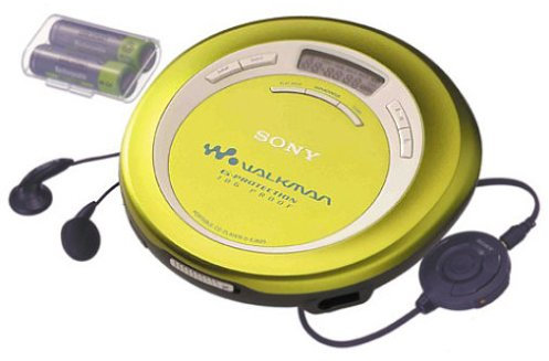 Sony D-EJ625/G Portable CD Player Khaki