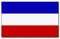 Flagge 90 x 150 : Schleswig-Holstein ohne Wappen