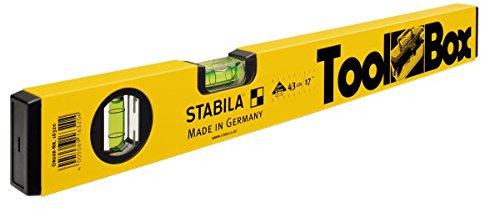 Stabila 16320 Wasserwaage TOOLBOX, 43 cm, Gelb