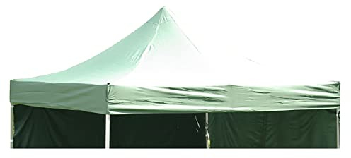 Nexos Pavillondach Ersatzdach für Profi Falt-Pavillon 3x3m - Dachplane 270g/m² 300D PVC-Coating versiegelte Nähte wasserdicht – Farbe: grün