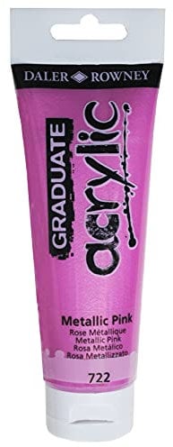 GRADUATE Acrylique rose métallisé 120 ml