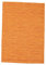 RugVista, Kelim Loom, Teppich, Kurzflor Teppich, 140 x 200 cm, Rechteckiger, Moderner Kelim Teppich, Wolle, Flur, Schlafzimmer, Küche, Wohnzimmer, Orange, Orange