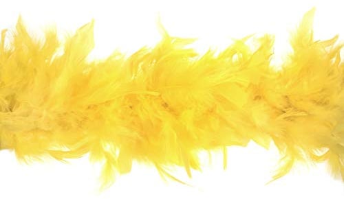 Trimits Marabou Federboa 1,8m x 12cm - Kostüm Federschal für Partys, Urlaub, Festivals, Pride, Junggesellinnenabschied, Junggesellenabschied, Halloween, Weihnachtsbaum