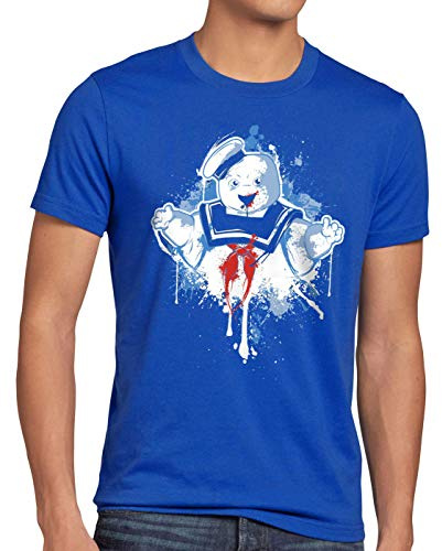 style3 Stay Puft Marshmallow Mann T-Shirt Herren geisterjäger schaumzucker