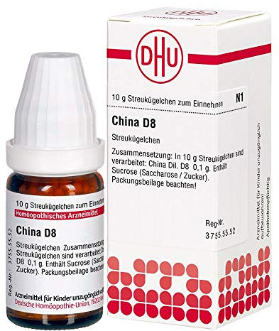DHU China D8 Streukügelchen, 10 g Globuli