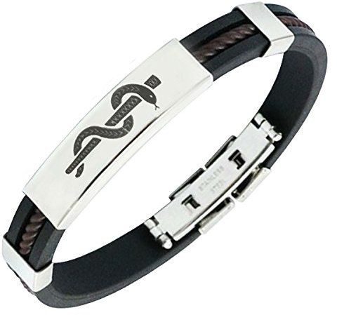 NUT Allergy-Medical ID Medical Alert Bracelet - Medical ID Band. Fits 7.5 Wrist