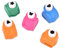 ds. distinctive style Mini Papierstanzformen motivlocher 5 Stück Bastelstanzer Lochstanzer für Scrapbooking