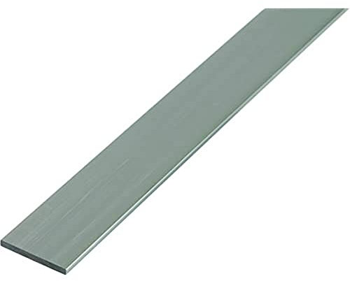 Alberts 473488 Flachstange | Aluminium, natur | 1000 x 20 x 2 mm