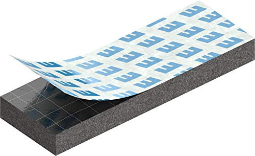 1C16-15 Rouleau de caoutchouc mousse EPDM Noir 10 x 5 mm 10 m