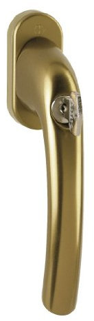 HOPPE Fenstergriff duraplus Tôkyô in Aluminium bronze /abschliessbar/