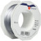 PRÄSENT C.E. Pattberg RHEIN Fil Queue de Rat Argent, Bobine de 50 m Cordon Satin pour Bracelet, cordelette Collier, Largeur 3 mm, Emballage Cadeau, Accessoire de décoration