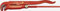 VBW 87110030 Rohrzange 90° rot lackiert poliert 4 Rot Silber