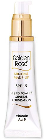 Golden Rose 0031 Mineral Make- Up Liquid Powder Mineral Foundation, 1er Pack (1 x 35 ml)