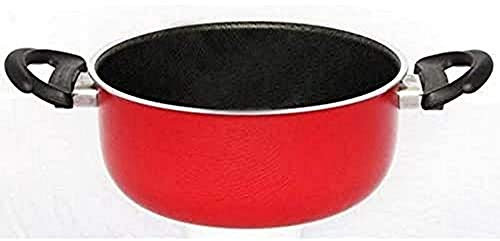 Zanetti Adriatica Casseruola, 24 cm Diametro ,Alluminio, Rosso