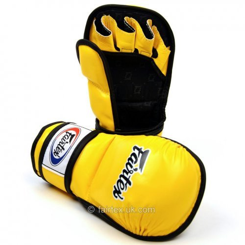 Fairtex MMA Sparring Gloves - Yellow Mediuim