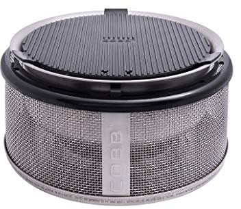 Cobb Grill Holzkohlegrill, Easy to go, silber, 30 x 30 x 17.5 cm, 900
