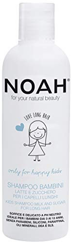 Noah Shampoo Bambini per Capelli Lunghi - Latte e Zucchero, 250ml