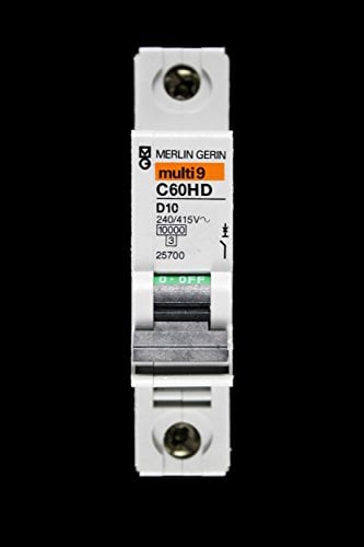 Merlin Gerin D 10 Amp MCB Multi9 C60HD 25700 10ka 240 v