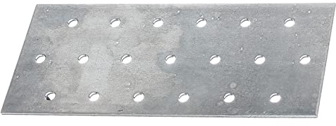 Alberts 331467 Lochplatte | sendzimirverzinkt | 140 x 60 mm
