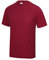 Just Cool Mens Performance Plain T-Shirt (L) (Red hot Chilli)