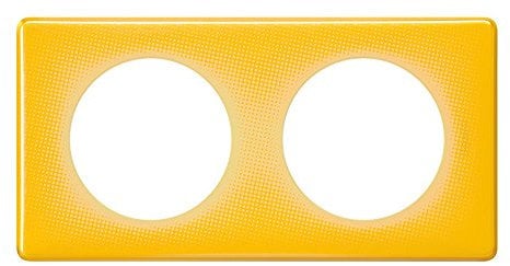 Legrand LEG98868 Céliane2 Plaque avec 2 postes Jaune Today