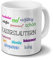 Städtetasse Kaiserslautern - Motiv Positive Eigenschaften - Stadt-Tasse, Kaffeebecher, Mug, Becher, Kaffeetasse - Farbe Weiß
