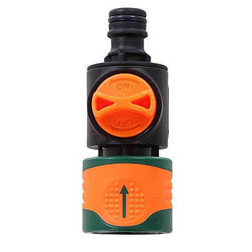 Siena Garden Regulierventil für 13mm (1/2), Kunststoff, dunkelgrün, 399849, 9 x 3,5 x 4 cm