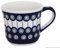 Bunzlauer keramik sehr großer 500 ml Jumbo Kaffeebecher/Teetasse – Ø 11 cm, leicht geschwungene Silhouette, 10 cm hoch (Dekor 8)