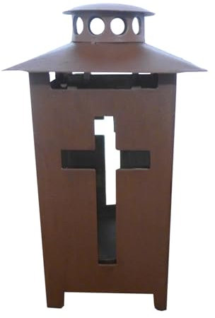 EK HANDEL Grablaterne Metall 9 x 9 x H 16 cm