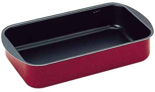 Ibili RUSTIDERA Venus 40x27x6 CMS, Stainless Steel, Rojo, 40 x 27 x 6 cm