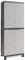 Toomax ART206BK Armoire Haut 2 Portes + 3 Etagères Ambition Line S Black Edition / Taupe