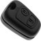 JONGO® - Carcasa Llave sin Hoja Compatible con Citroën Berlingo Saxo Xsara Picasso Peugeot Partner 406 | Mando a Distancia 2 Botones sin Tornillo