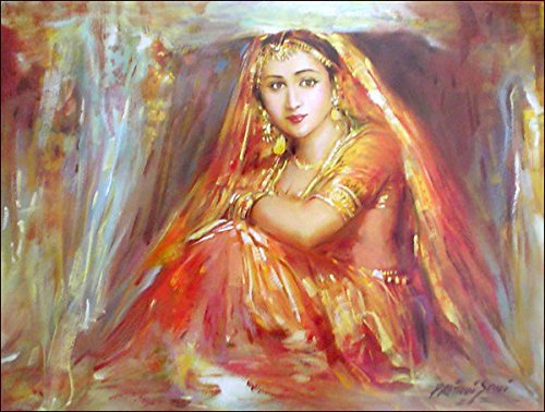 Indian Bride Indian Poster/Art of India : Reprint on Paper (Unframed : Size -20X 16 Inches)