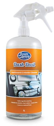 Greased Lightning Dash Devil Interior Car Cleaner - Removes Dust, Dirt, and Grime, Leaves Natural Matte Finish, Safe for All Surfaces 1 Litre