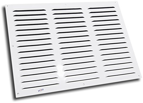 Lüftungsgitter LG-4030 W Lamellengitter Alu Weiß 395 x 295mm Zuluft Abluftgitter