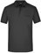 James & Nicholson Herren Piqué Polo mit Brusttasche - Hochwertiges Poloshirt für Beruf & Freizeit | Farbe: black | Grösse: XL