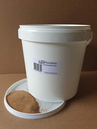 Nussschalen Strahlmittel 100-250µ im 5kg Eimer