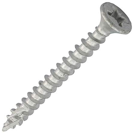 TIMCO C2 Exterior Multi-Purpose Premium Countersunk Silver Woodscrews - 4.0 x 40 - Tub of 350