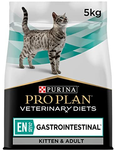 PRO PLAN Veterinary Diets EN St/Ox Gastrointestinal | 5 kg | Diätalleinfuttermittel für ausgewachsene Katzen und Kätzchen | Kann helfen bei Resorptionsstörungen des Darms