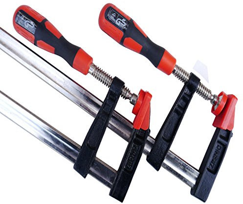 12 (300mm) F clamp x 2 Heavy Duty Quick Slide Wood clamp