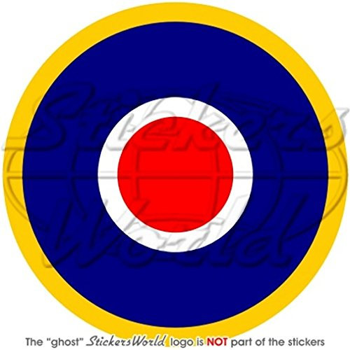 StickersWorld RAF British Royal Airforce Typ C1 Aircraft Roundel 100 mm Vinyl-Aufkleber, Aufkleber